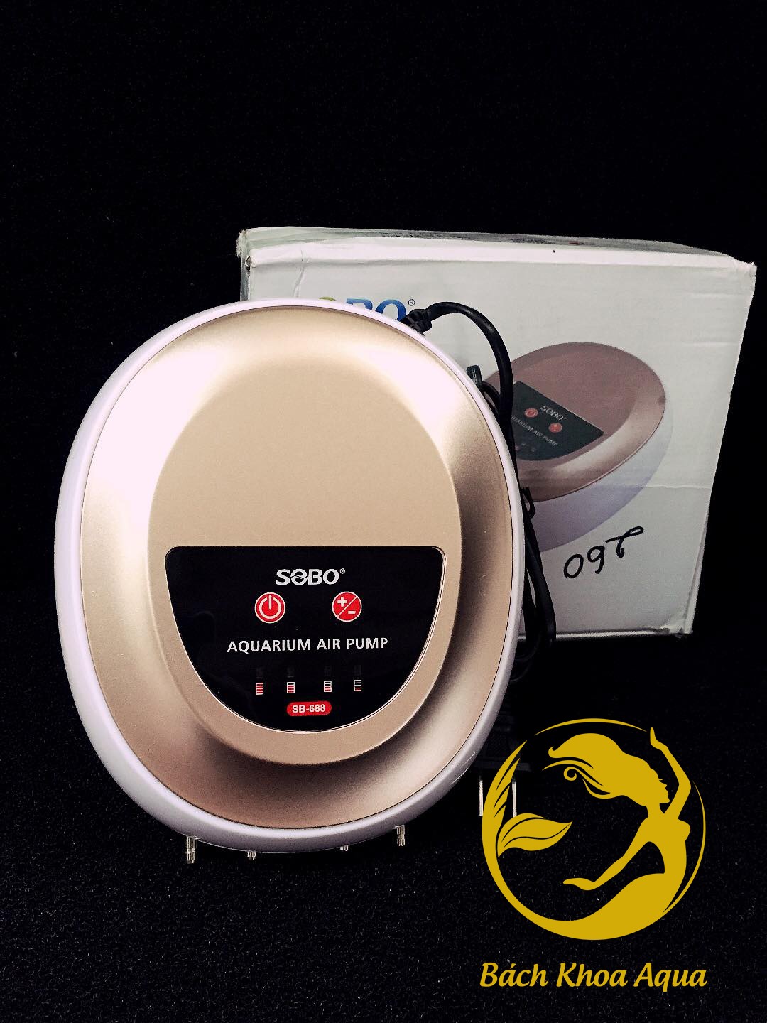 Máy sủi khí Oxi 4 vòi SOBO SB-668, SB-688